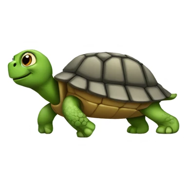 turtle walking slow sticker