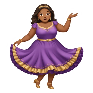 Dancing bbw sticker