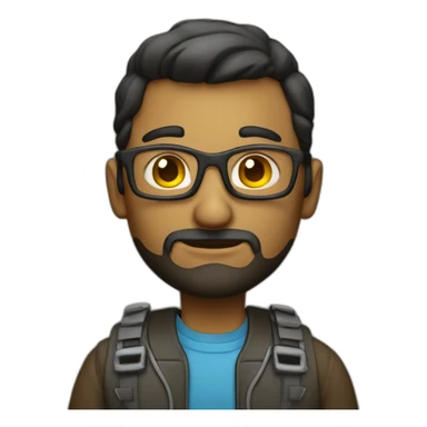 a software programmer man sticker