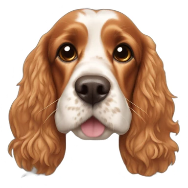 Ginger English Cocker Spaniel sticker