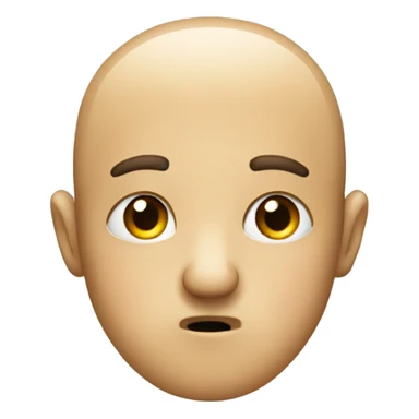 Suspicious face with a finger curve to your mouth sticker