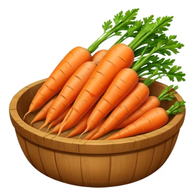 carrots in bowl sticker