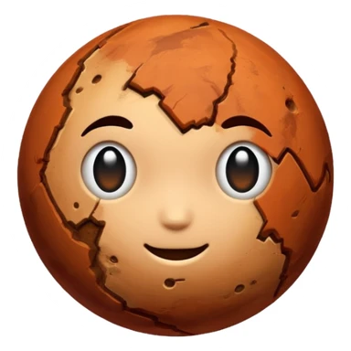 Planet mars  sticker