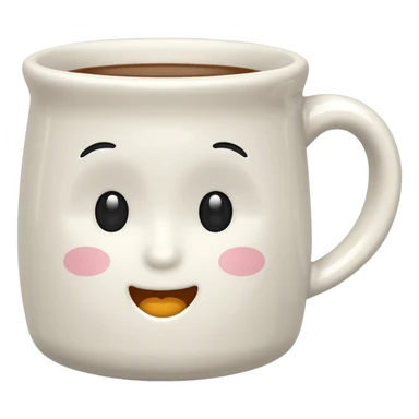 cute mug simple sticker