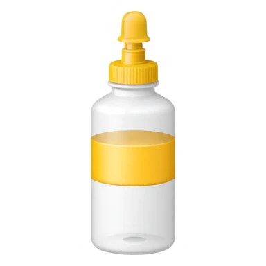 Glue bottle sticker