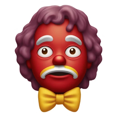 ronald mcdonald sad sticker