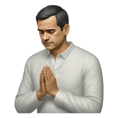 Pedro sánchez spanish president praying sticker