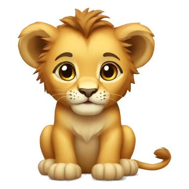 Lion cub sticker
