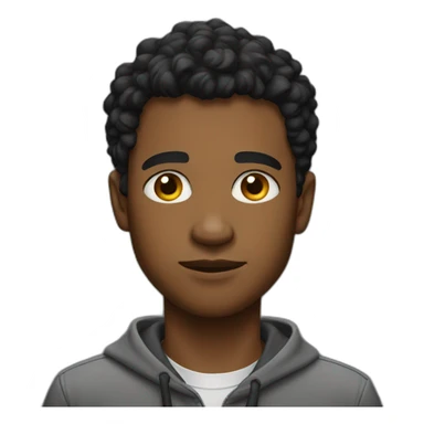 bold young men sticker