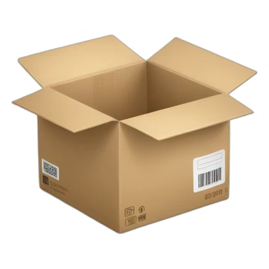 AMAZON BOX WITH UPC CODE sticker