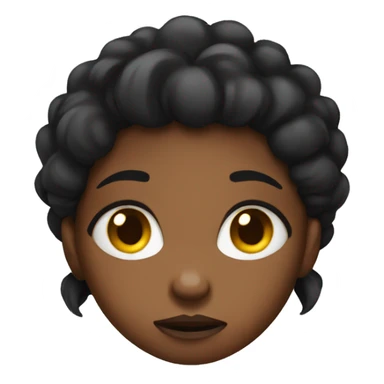 annoyed black girl stop hand sticker