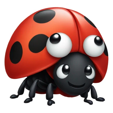 Cute ladybug sticker