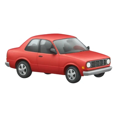 Car with that has no air in fron tire sticker