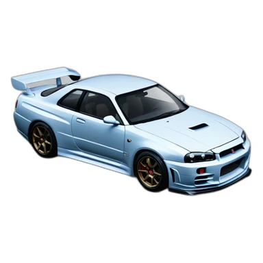gtr r34 sticker