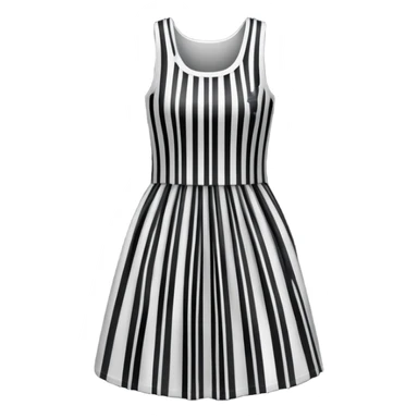 barcode and a dress, fashion logistics theme sticker