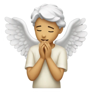 Whispering angel sticker