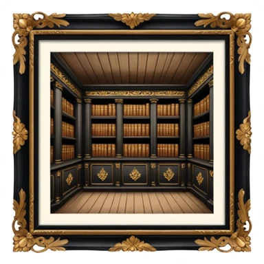 archives room 18th century sticker