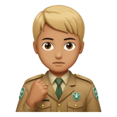 Shinzou wo sasageyo and fist on the chest sticker