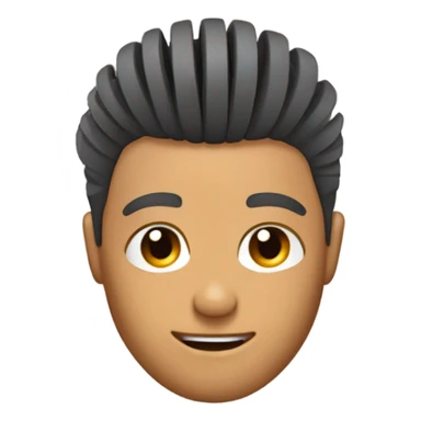 Hair clippers tan skin embedded sticker