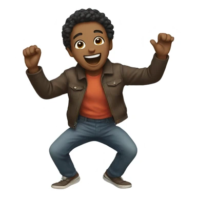 Happy dance sticker