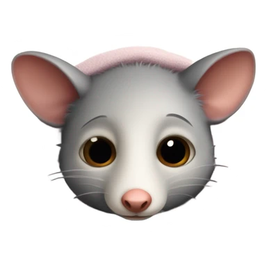 Possum in a blanket sticker