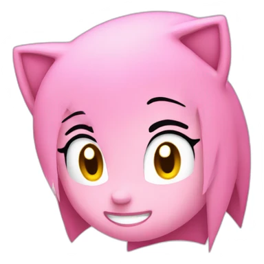 Amy Rose sonic sticker