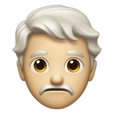 A very suspicious face sticker