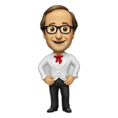 François Hollande flamenco sticker