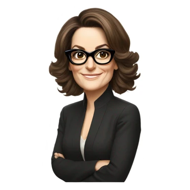 Tina fey sticker