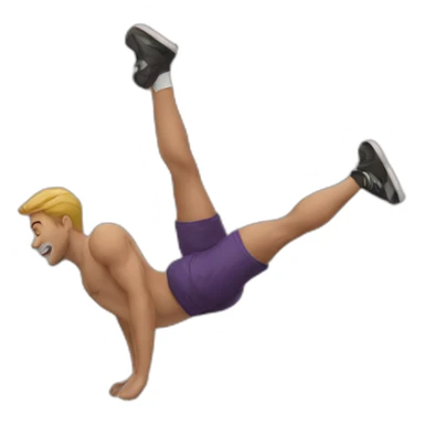 guy-doing-a-back-flip sticker