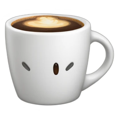 Taza de café humeando sticker