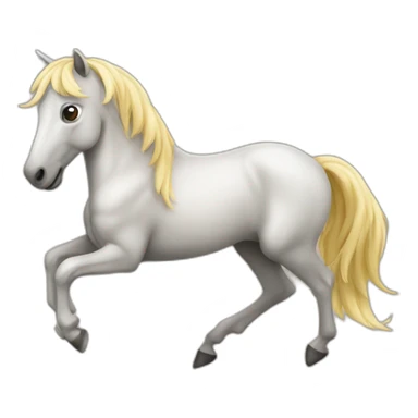 Un cheval qui galope sticker