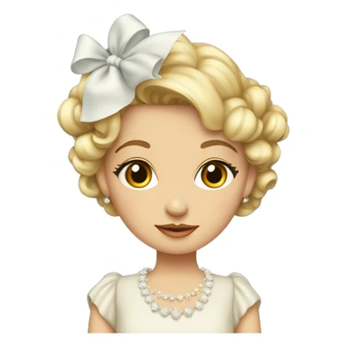 Clean vintage fancy girl  sticker