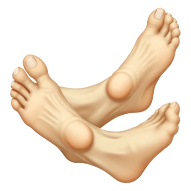 foot flipping you off sticker