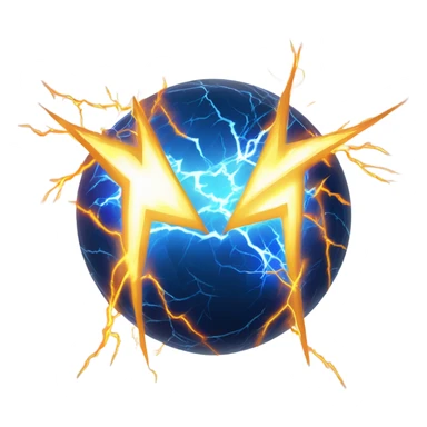 Orb of electricity  sticker