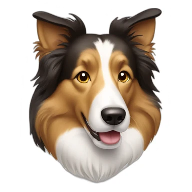 collie lassie sticker