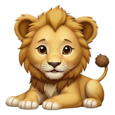 Lion cub sticker