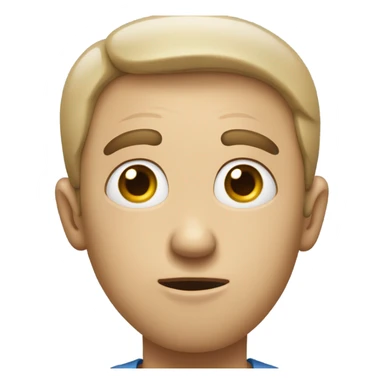 Rolling my eyes sticker