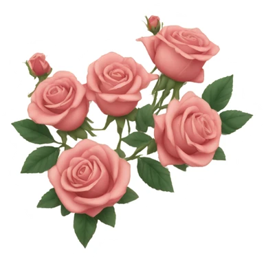 beautiful paperwork with rose sticker