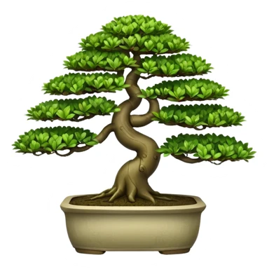 bonsai tree ficus sticker