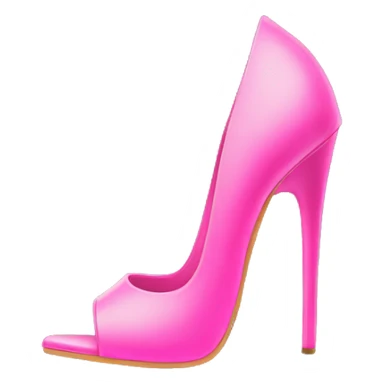 pink strip heel sticker