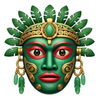  Mayan mask  sticker