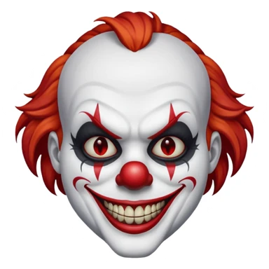 Scary clown  sticker