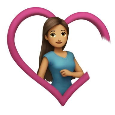 Corazón que contenga el nombre de Claudia sticker