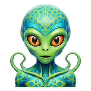 fantastic alien sticker