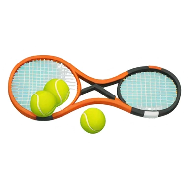 raquette de tennis qui dit bonjour sticker