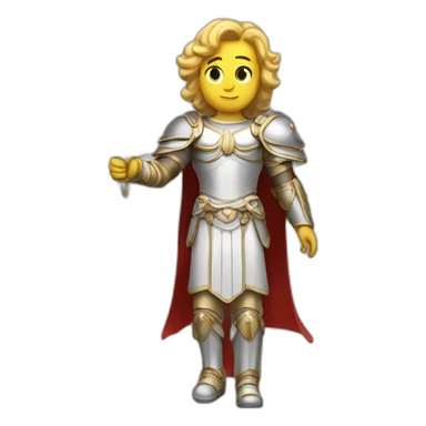 Archangel Michael have wings and blade sticker