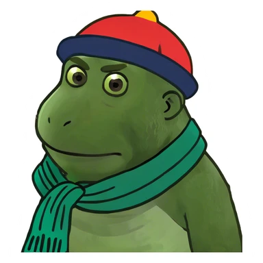 Sad orangutan  sticker