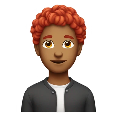 Aries with red hair sticker
