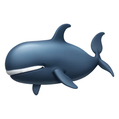 A whale with human limbs  sticker